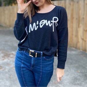 Je m’enfou French I don’t care sweater